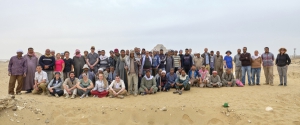 The Saqqara Team says thank you! Photo: Nicola Dell’Aquila.