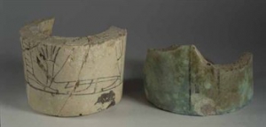 Canopic jars, from the tomb of Pabes
