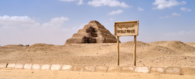 Welcome to Saqqara. Photo: Nicola Dell’Aquila.