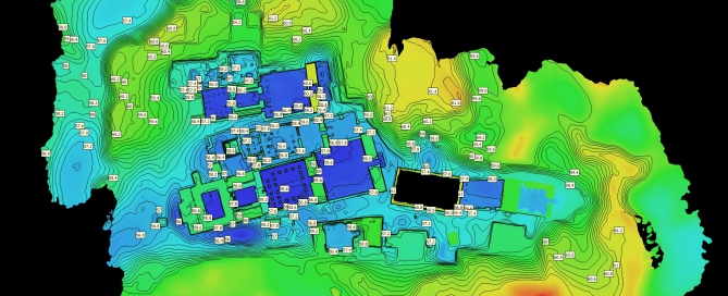 Digital Surface Model of the Leiden-Turin concession at Saqqara. Elaboration: Luca Perfetti.